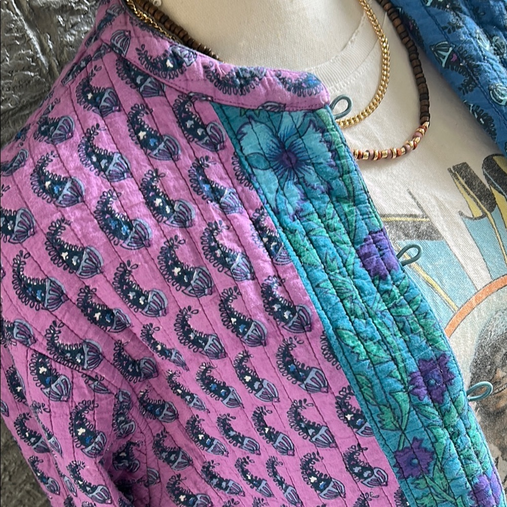 Handmade Reversible Quilted Jacket - Picture 8 of 8